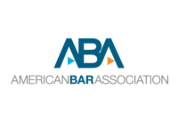Logo of the American Bar Association with acronym ABA.