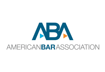 American Bar Association logo with stylized ABA text