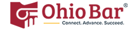 Ohio Bar logo with motto "Connect. Advance. Succeed.