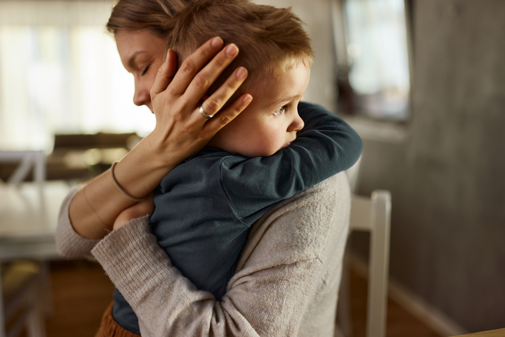 Mother with Young Son