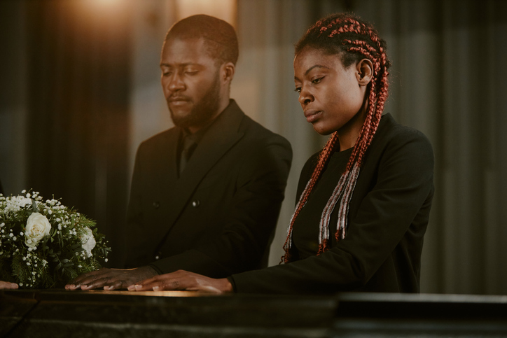 Son and Daughter Mourning parent who died without a will